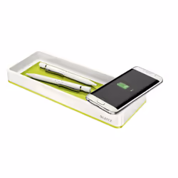 Leitz WOW Support de bureau Polystyrène Vert, Métallique