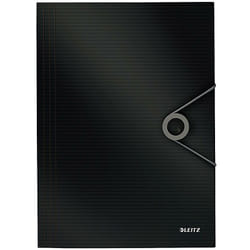 Leitz - Eckspannermappe Solid A4 pp schwarz