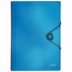Leitz 45791030, A4, Polypropylène (PP), Bleu, 250 feuilles, 80 g/m², Elastique