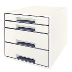 Leitz WOW Cube Boîte à archives Polystyrol Blanc