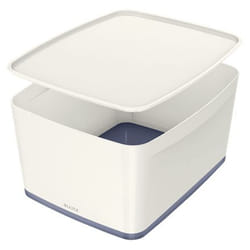 Esselte 5216-10-01 Boîte de rangement Rectangulaire Acrylonitrile-Butadiène-Styrène (ABS) Gris, Blanc