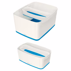 Esselte 5258-10-36 Compartiment de rangement Rectangulaire Acrylonitrile-Butadiène-Styrène (ABS) Bleu, Blanc