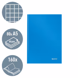 Leitz 46660030 bloc-notes A5 80 feuilles Bleu - Vue supplémentaire 2