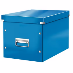 Leitz Click & Store WOW, Boîte de rangement, Bleu, Rectangulaire, Polypropylène (PP), Monochromatique, Intérieure