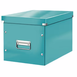 Leitz Click &amp; Store WOW, Boîte de rangement, Turquoise, Rectangulaire, Polypropylène (PP), Monochromatique, Intérieure