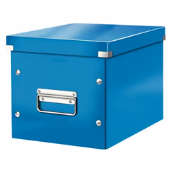 Leitz Click & Store WOW, Boîte de rangement, Bleu, Rectangulaire, Polypropylène (PP), Monochromatique, Intérieure