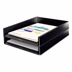 Leitz 53610095 bac de rangement de bureau Polystyrène Noir
