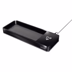 Leitz 53650095, Support de bureau, Polystyrène, Noir, Sans contact, Table, Chargement