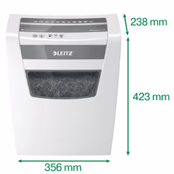 Leitz IQ Home Office P-4 destructeur de papier Découpage en particules 22 cm Blanc - Vue supplémentaire 4