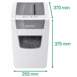 Leitz IQ Slim Office P-4 destructeur de papier Destruction croisée 22 cm Blanc