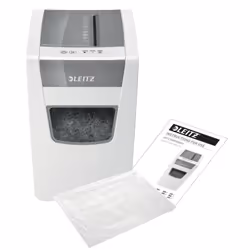 Leitz IQ Slim Office P-4 destructeur de papier Destruction croisée 22 cm Blanc - Vue supplémentaire 5