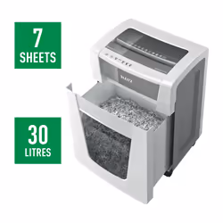 Leitz 80040000 destructeur de papier Découpage par micro-broyage 23 cm Blanc - Vue supplémentaire 4