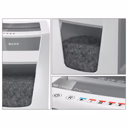 Leitz 80040000 destructeur de papier Découpage par micro-broyage 23 cm Blanc - Vue supplémentaire 6
