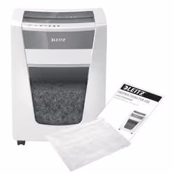 Leitz 80050000 destructeur de papier Découpage par micro-broyage 23 cm Blanc - Vue supplémentaire 8