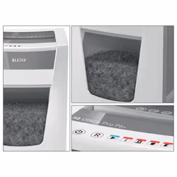 Leitz 80100000 destructeur de papier Découpage par micro-broyage 23 cm Blanc - Vue supplémentaire 6
