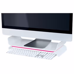 Leitz 65040023 support d'écran plat pour bureau 27" Rose, Blanc