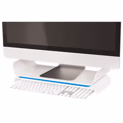 Leitz 65040036 support d'écran plat pour bureau 27" Bleu, Blanc