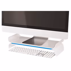 Leitz 65040036 support d'écran plat pour bureau 27" Bleu, Blanc - Vue supplémentaire 4
