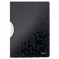 Leitz WOW, Noir, Polypropylène (PP), 30 feuilles, A4, 222 mm, 310 mm