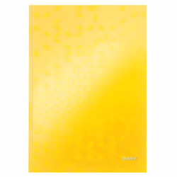Leitz WOW, Motif, Jaune, A4, 80 feuilles, 90 g/m², Papier ligné