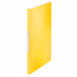 Leitz WOW, Jaune, Polypropylène (PP), 20 pochettes, A4, 310 mm, 231 mm