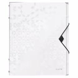 Leitz WOW, Porte-documents, Polypropylène (PP), Blanc, A4, 80 g/m², 260 mm