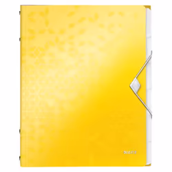 Leitz WOW, Porte-documents, Polypropylène (PP), Jaune, A4, 80 g/m², 260 mm