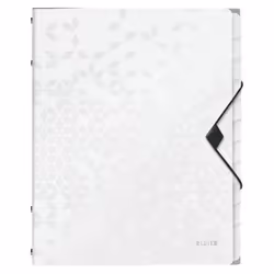 Leitz WOW, Porte-documents, Polypropylène (PP), Blanc, A4, 80 g/m², 265 mm