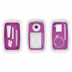 Leitz MyBox WOW Boîte de rangement Rectangulaire Synthétique ABS Violet, Blanc