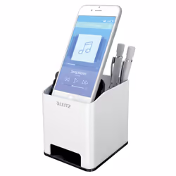 Leitz Desk Top Storage porte crayons et stylos Polystyrène Noir, Blanc