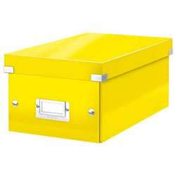Leitz Click & Store WOW boîte de rangement de disque optique 40 disques Jaune Panneau dur