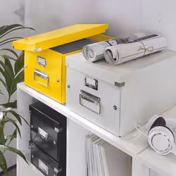 Leitz 60440016 Boîte à archives Carton Jaune