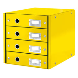 Leitz 60490016 bac de rangement de bureau Carton, Polypropylène (PP) Jaune