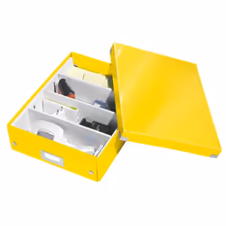 Leitz Click & Store WOW Boîte de rangement Rectangulaire Polypropylène (PP) Jaune