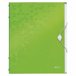 Leitz WOW, Porte-documents, Polypropylène (PP), Vert, A4, 80 g/m², 260 mm