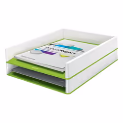 Leitz 53611054 Boîte à archives Polystyrène Vert, Blanc