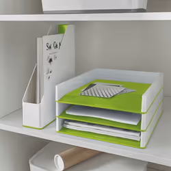 Leitz 53621054 Boîte à archives Polystyrène Vert, Blanc