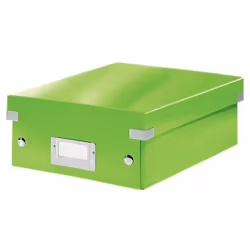 Leitz Click &amp; Store WOW, Panneau dur, Polypropylène (PP), Vert, 220 x 282 x 100 mm, 580 g, 1 pièce(s)