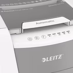 Leitz 80110000 destructeur de papier Destruction croisée 22 cm Gris, Blanc - Vue supplémentaire 4