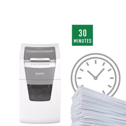 Leitz 80130000 destructeur de papier Destruction croisée 22 cm Gris, Blanc - Vue supplémentaire 10
