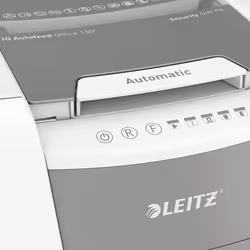 Leitz 80130000 destructeur de papier Destruction croisée 22 cm Gris, Blanc - Vue supplémentaire 4