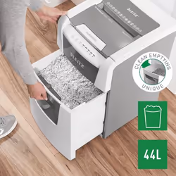 Leitz 80130000 destructeur de papier Destruction croisée 22 cm Gris, Blanc - Vue supplémentaire 9