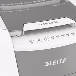 Leitz 80140000 destructeur de papier Découpage par micro-broyage 22 cm Gris, Blanc - Vue supplémentaire 4