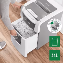 Leitz 80140000 destructeur de papier Découpage par micro-broyage 22 cm Gris, Blanc - Vue supplémentaire 9