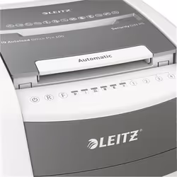 Leitz 80180000 destructeur de papier Découpage par micro-broyage 22,3 cm Gris, Blanc - Vue supplémentaire 4