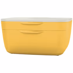 Leitz 53570019 bac de rangement de bureau Polystyrène Blanc, Jaune - Vue supplémentaire 4
