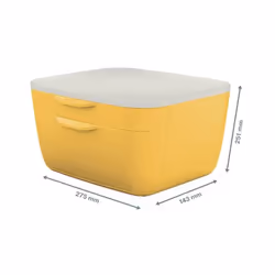 Leitz 53570019 bac de rangement de bureau Polystyrène Blanc, Jaune - Vue supplémentaire 7