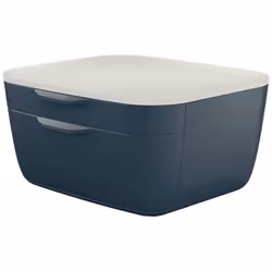 Leitz 53570089, Polystyrène, Noir, Blanc, A4, A5, 2 tiroir(s), 251 mm, 275 mm