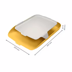 Leitz 52590019 bac de rangement de bureau Polystyrène Jaune - Vue supplémentaire 4