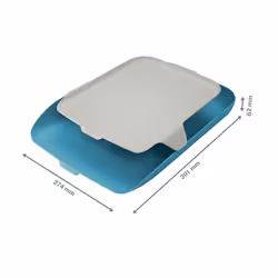 Leitz 52590061 bac de rangement de bureau Polystyrène Bleu - Vue supplémentaire 4
